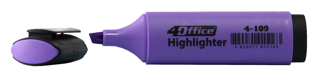 Маркер 4OFFICE текстовий (4-109), фіолетовий